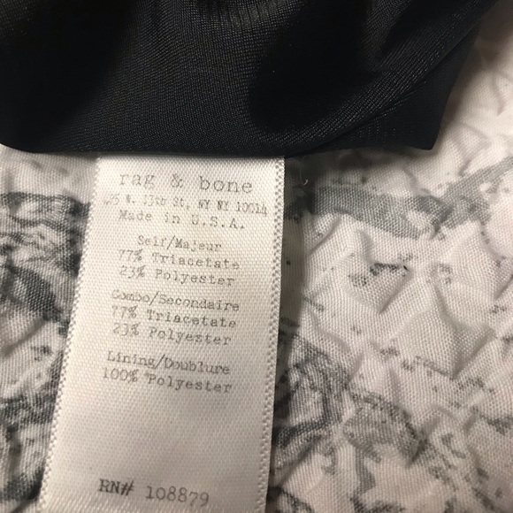 rag & bone New York Black Zip Back Tank - Picture 10 of 13